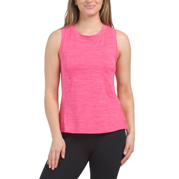 SPYDER Pink Double Peached Jersey Tank Top - Picture 1 of 2